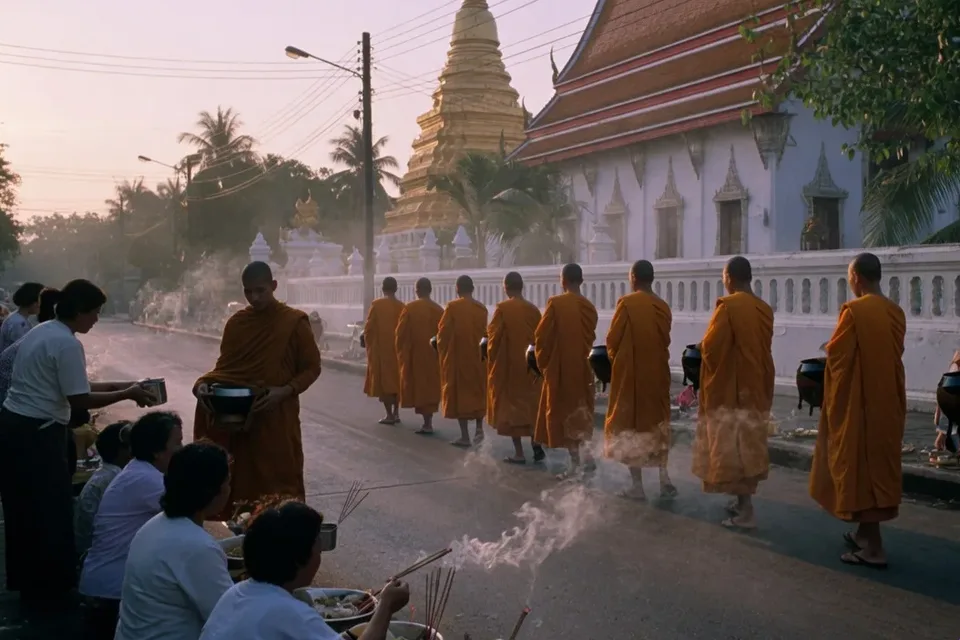 Loy Krathong — later in the day.