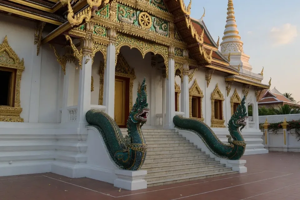 Songkran — Thai New Year — on the ground.